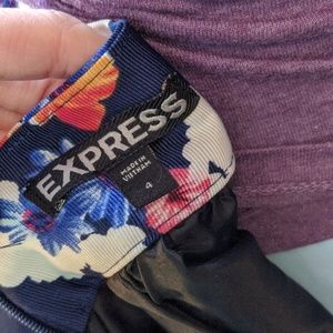 Express Skirts - Floral Puffy Skirt Express Skirts - Floral Puffy Skirt